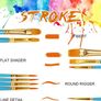 20 Pcs Face Paint Brushes for Children Watercolor, Acrylic Gouache and Oil Painting Suitable for Decorations, Models, Figurines, Nail Art Image 2