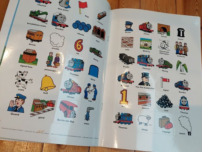 Thomas to the Rescue - sticker story book - unused - 2008