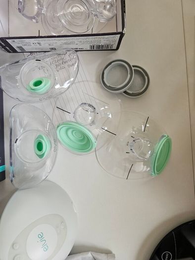 Two Elvie Breast Pump + extras