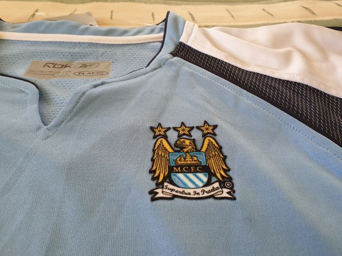 Manchester City Football Club Home Jersey 2006 to 2007 Childrens 11 to 12 Years Old
