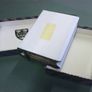 Small morocco bound standard version Bible in original box Image 2