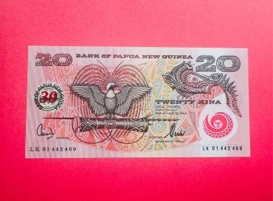 Papua New Guinea  20  Kina  2004  Commemorative Issue. Pick  27  Scarce . ( Uncirculated )