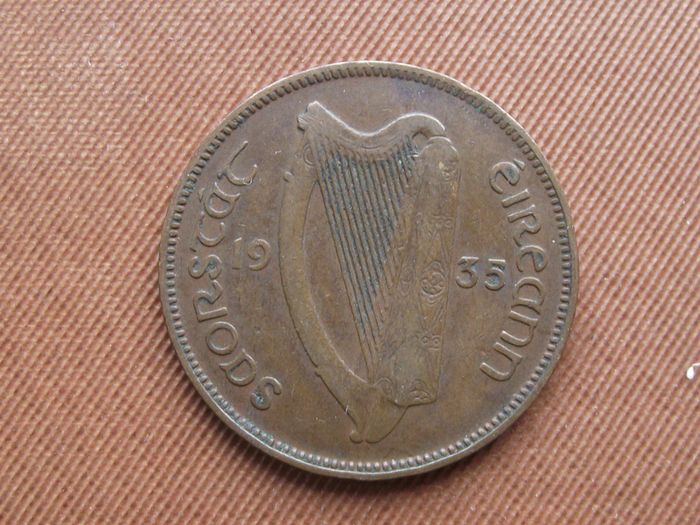 1935 Irish Free State. Irish Half Penny