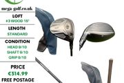 Taylormade Qi4D #3 Wood 15 Degree / Reax 65 Stiff
