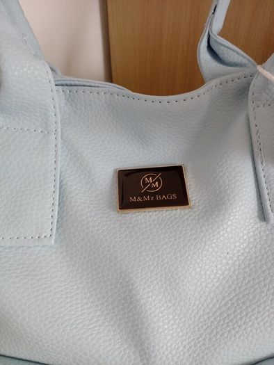 womens bag baby blue color