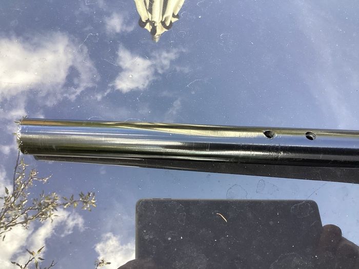 2 motorbike handlebars