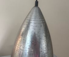 Chrome Metal Pendant Shade