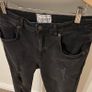 Boys Black Ripped Skinny Jeans Image 2