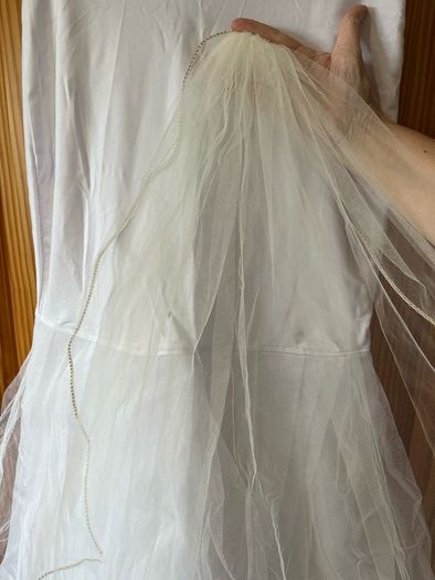 Wedding dress & accessories  - size 10
