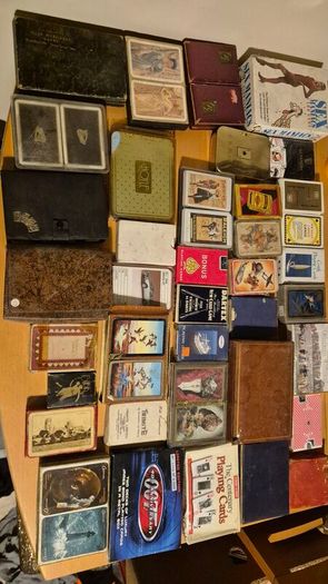 Classic retro vinatge massive collection poker playing cards