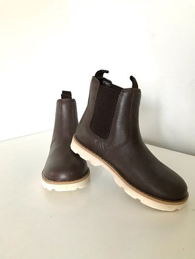 M&S unisex leather Chelsea boots 13 uk/ 32eur