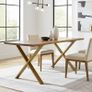 Gold X-Type Metal Table Legs 86x80 cm up to 250kg Image 9