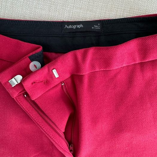 AUTOGRAPH red regular fit chinos UK 8 / EUR 36