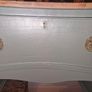 Antique writing desk, painted Image 6