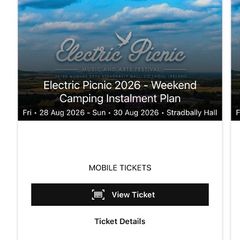 Early Entry Electric Picnic Passes