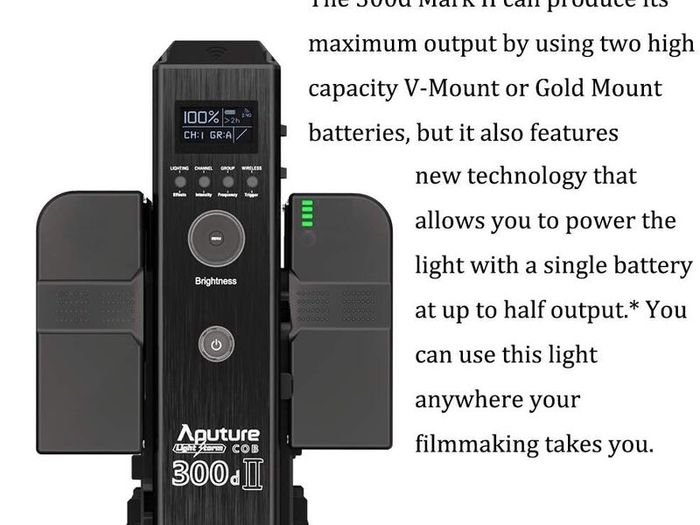 Aputure COB 300D Mark II Professional Light kit