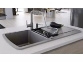 Granite Kitchen Sink Double Basin Grey