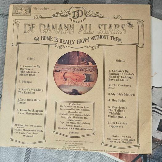 De Danann, 2 x LPs, Ballroom (Dolores Keane), Star Spangled Molly, Irish Trad/ Folk