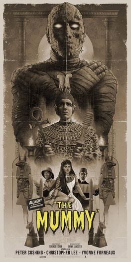 The Mummy Vance Kelly Variant 16/45 Hammer Horror Apollo Gallery Screen Print