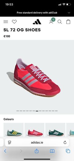 ADIDAS originals neon SL 72 OG W