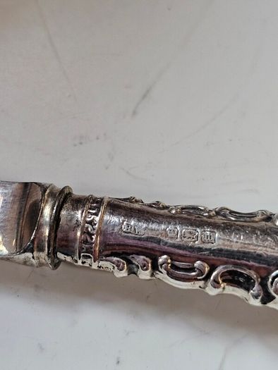 Antique Sterling Silver Butter Knives