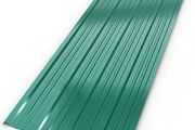 12 x corrugated metal sheets.