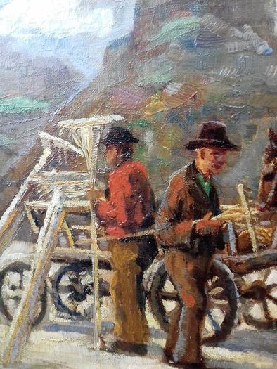 Arbeiders aan het werk (Workers at work) - C.P. Borgmann (XX)