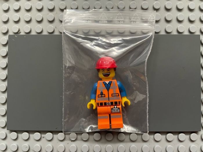lego the Lego movie tlm003 Hard Hat Emmet minifigure, The LEGO Movie