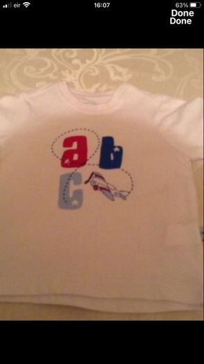 Boys teeshirt 6/9 mths