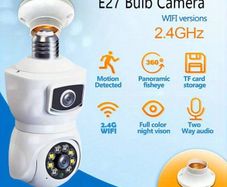 Bulb Double Camera With Automatic Tracking E27 Connector with Wifi - 27412