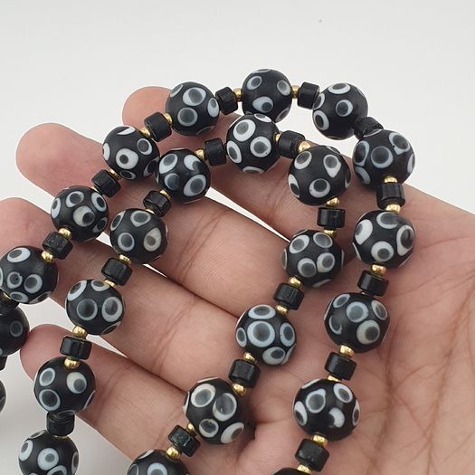 Vintage Venetian Style Thousand Eyes Glass Beads Necklace