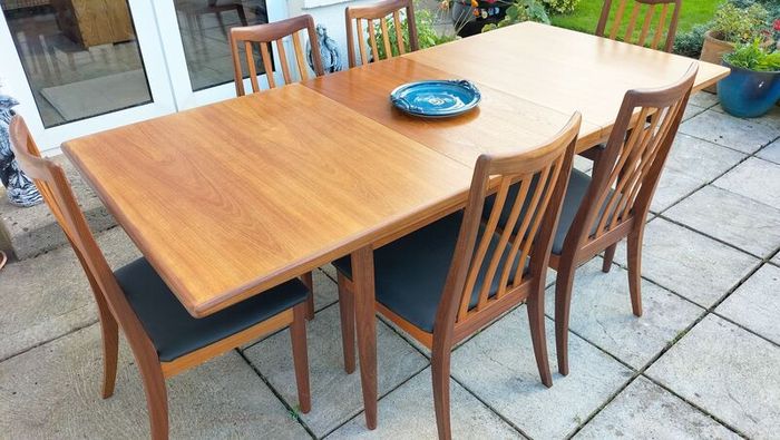 Mid Century Vintage G Plan Dining Table & Chairs