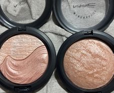 Mac highlighters in definitely defined, mac soft & gentle
