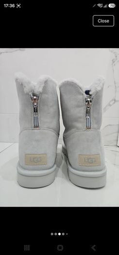 Genuine UGG classic zip it mini boot