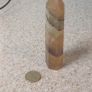 Yellow fluorite towerbwith mud inclusions Image 4