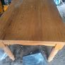Solid Oak Kitchen Table and Chairs Image 2