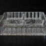 NEW Crystal  Serving Dish Tray with Handles Image 3