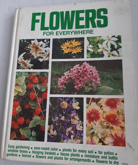 vintage new book flowers for everywhere 1974