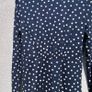 v-neck navy polka dot dress size 12 Image 3