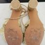 Gold Bow Sandals Image 2