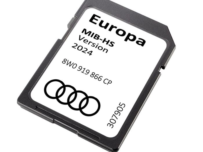 Audi A3,A4,A5,Q2,Q5 Navigation SD Card 2024