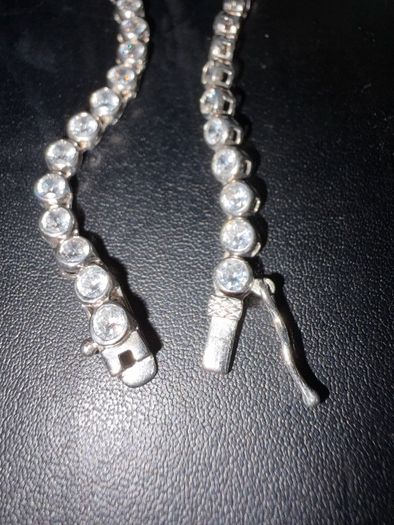 Silver necklaces