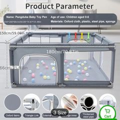 Baby playpen brand new 180x150x66cm
