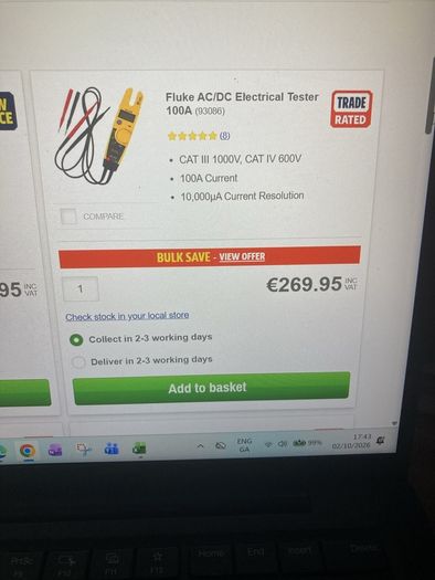 Fluke T5-1000 Electrical Tester