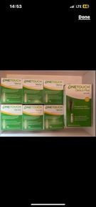One touch Verio blood glucose diabetes test strips brand new