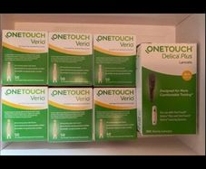 One touch Verio blood glucose diabetes test strips brand new