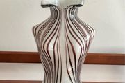 Vintage Murano Glass Female Torso Vase