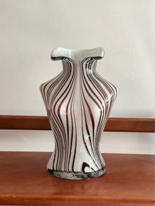 Vintage Murano Glass Female Torso Vase