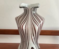 Vintage Murano Glass Female Torso Vase