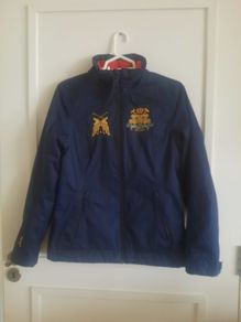 Joules fleece lined rain proof full zip jacket in very good condition with no issues RRP 145 euro at Next.ie see last three photos for exact measurements FREE STANDARD POSTAGE INCLUDED